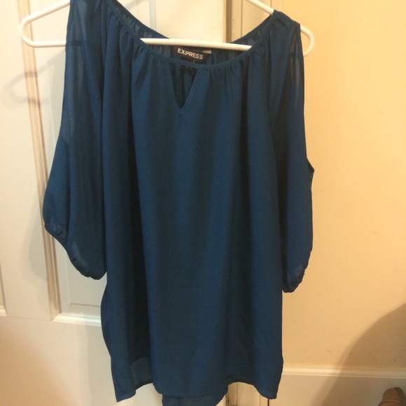 Blue Express top - Picture 2 of 4