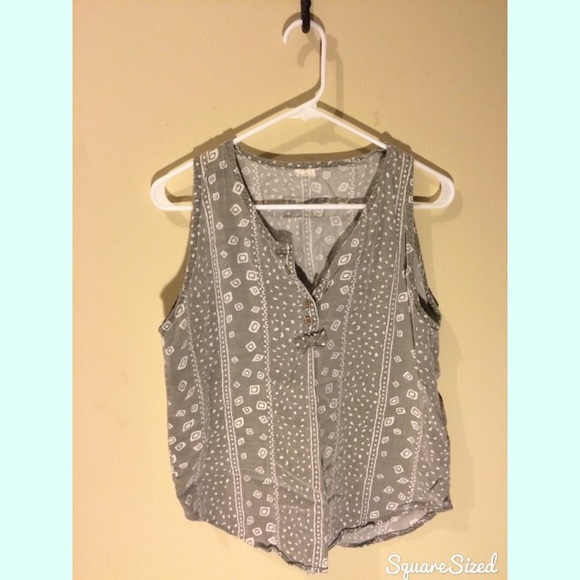 Vintage patterned tank