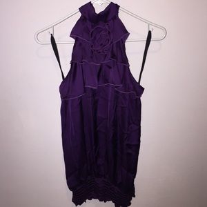 Purple halter