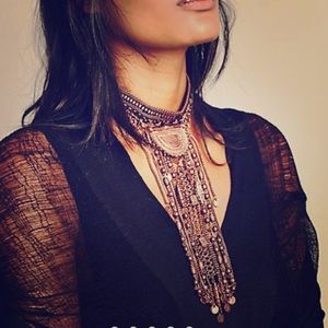Free People Fringe Statement Necklace