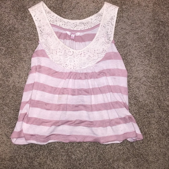 Candie's stripe tank top - Picture 3 of 3