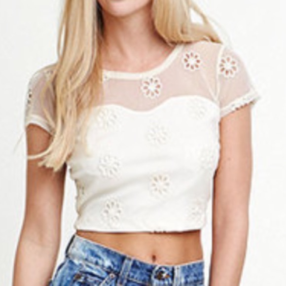 Daisy crop top