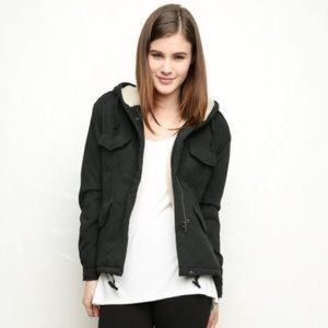 NWOT Brandy Melville Fur Lined Hailey Jacket