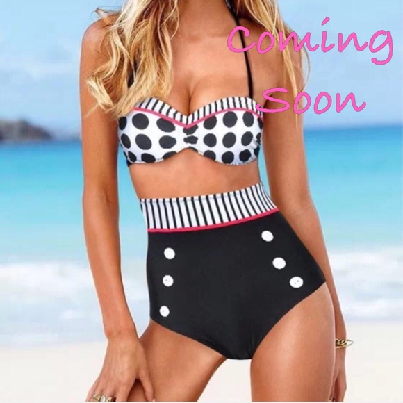 Accessories - Pre-Order Beautiful High Waisted Bathing Suit