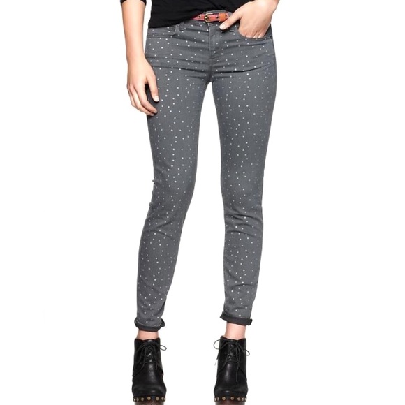 GAP Denim - GAP Gray Stars Legging Jeans