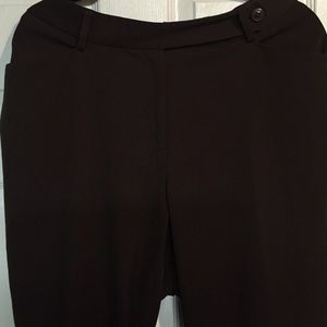 Lane Bryant brown crop pants