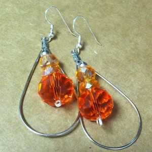 Orange Queen Earrings