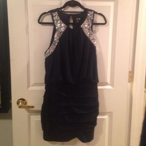 Navy blue formal dress