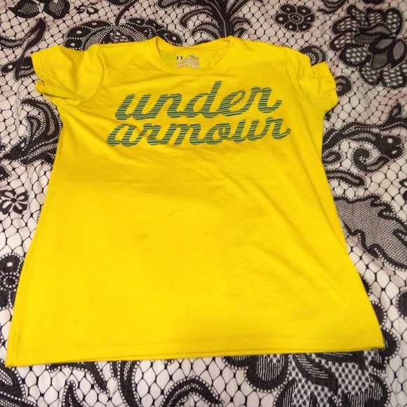 Yellow under armour