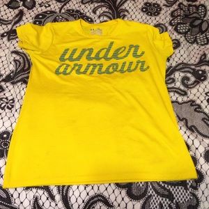 Yellow under armour