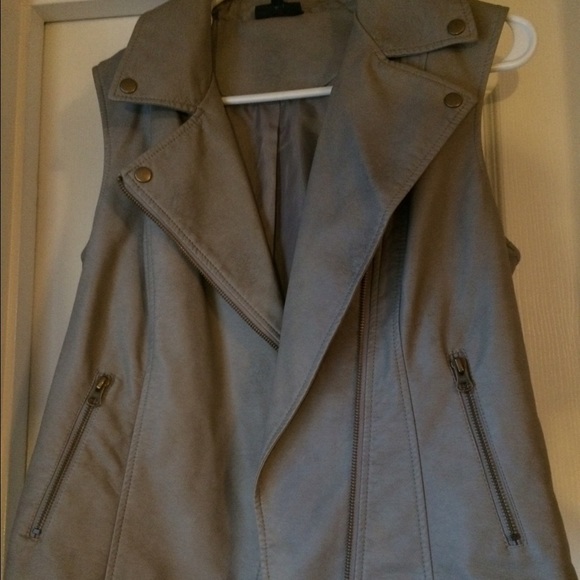 Leather vest