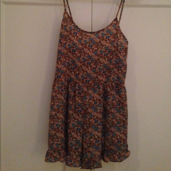 floral romper from a thift store on melrose