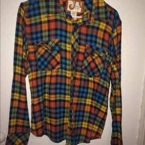 Cute multi-color flannel