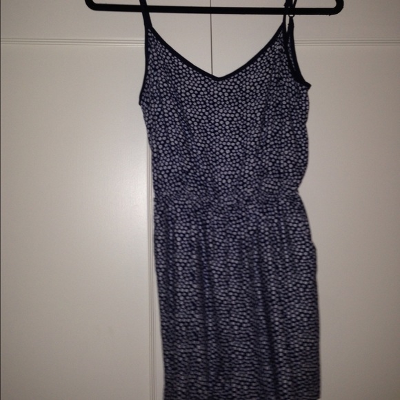 navy floral romper
