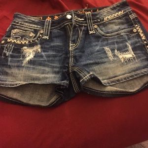 Rock revival Jean shorts size 26