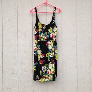 Floral print summer dress