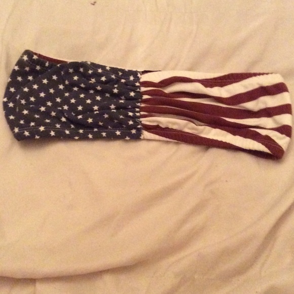 American flag bandeau