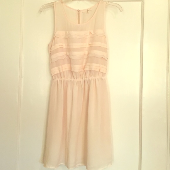 Lush cream dress