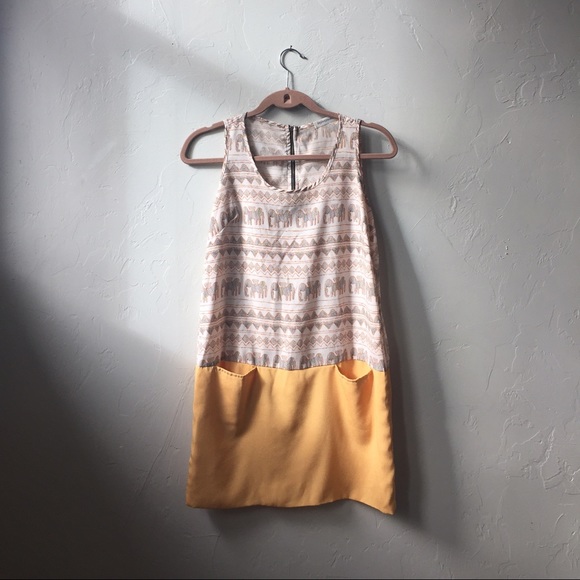 BUNDLE Elephant Aztec Dress & Cream Sweater