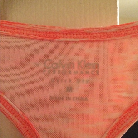 Calvin Klein Performance Racerback Tank Top - Picture 3 of 3