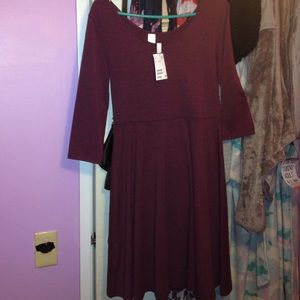 Maroon Dress