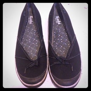 Keds black size 7 flats