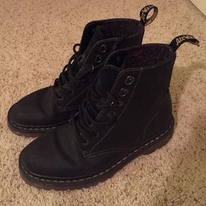 Matte Dark Gray Dr. Martens