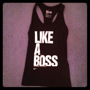 Nike "Like a boss" tank top 💪💃