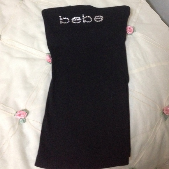 BEBE Rhinestone Top  XS