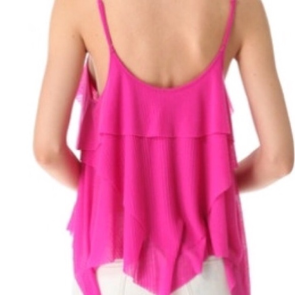 Pink Flowy Tank Top
