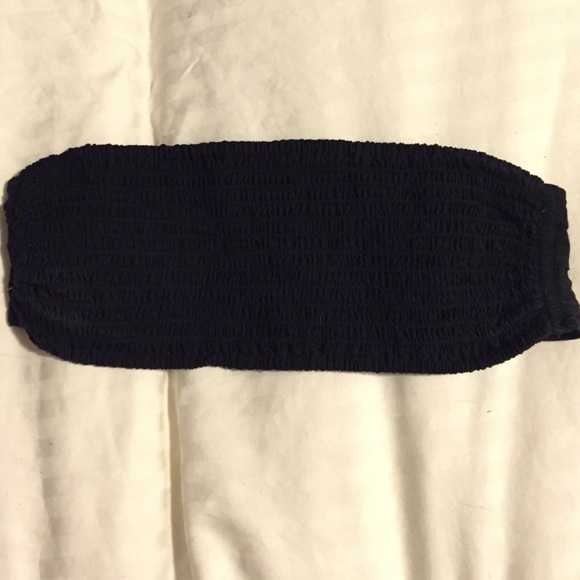 Black Elastic Bandeau - Picture 1 of 4