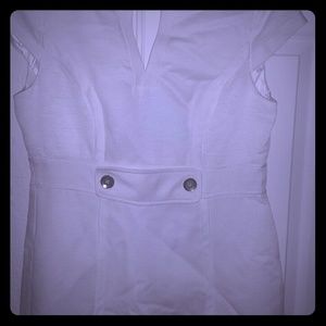 White Sleeveless Dress