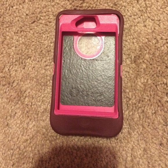 OtterBox Other - Pink and maroon iPhone 4/4s case