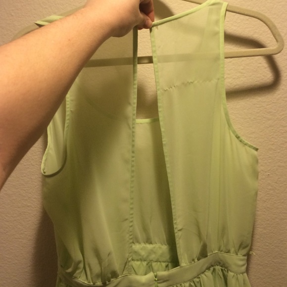 Lime green maxi dress - Picture 3 of 4