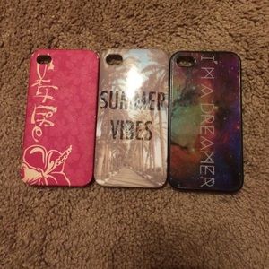 Three iPhone 4/4s cases