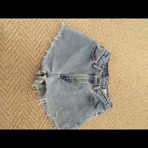 Levi's High Waisted Shorts