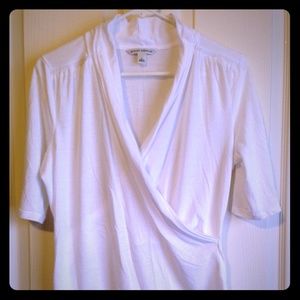 White cross over top