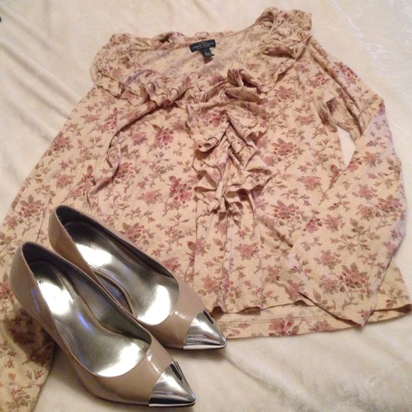 💥REDUCED BUNDLE 💥Ralph Lauren Top & Heels!