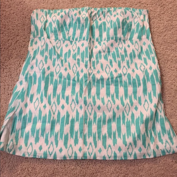 J crew strapless shirt