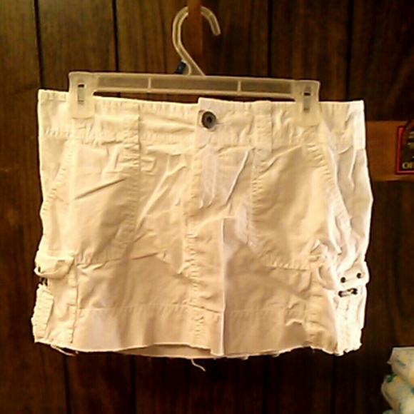 White Jeans-like Skirt