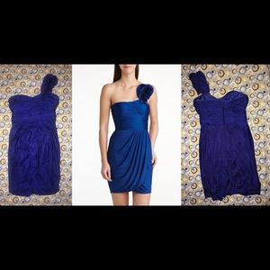 Ruched One Shoulder Party Dress