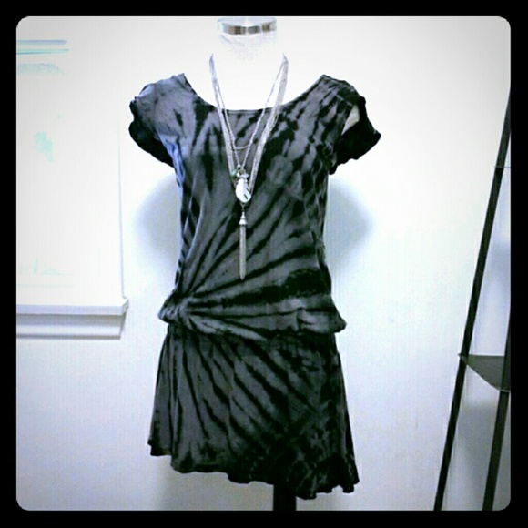 💥sold💥Black and grey dress