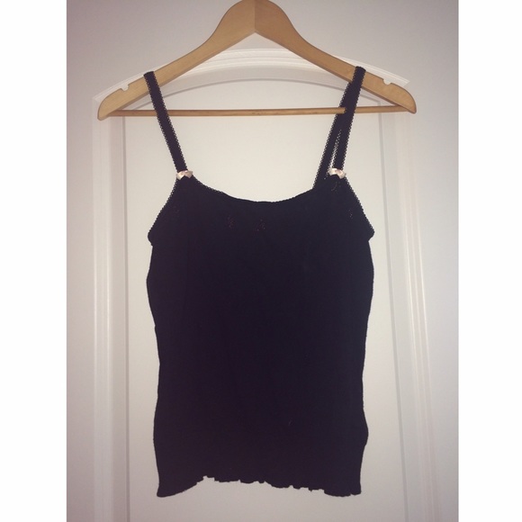 Black Juicy Couture Sweater Tank w/ Dogs