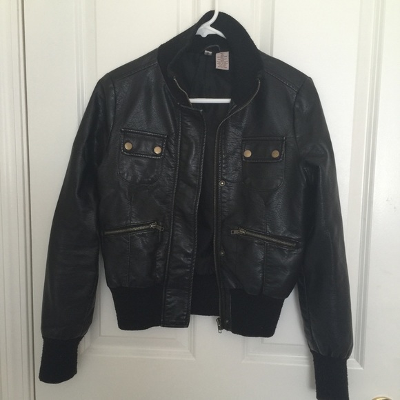 Faux Leather Jacket