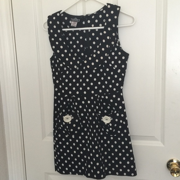 Black and White Polka Dot Dress