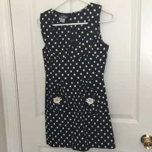 Black and White Polka Dot Dress