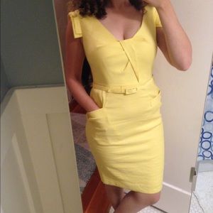 FINAL PRICE: Flattering Yellow Dress