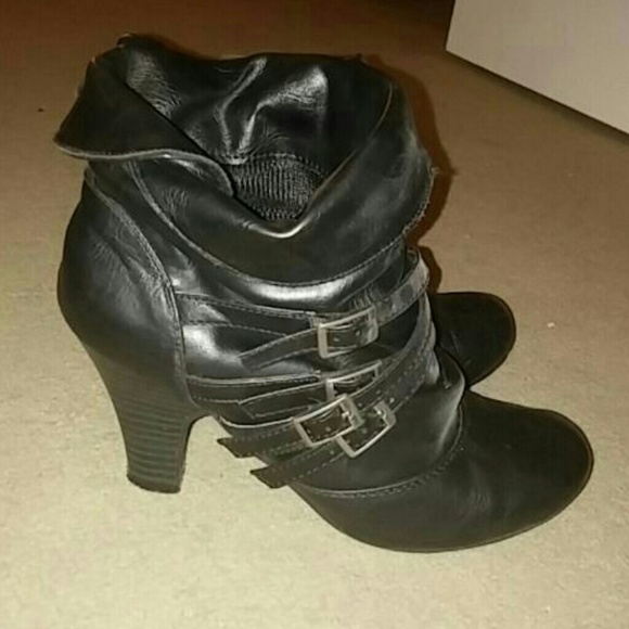 Short black heels