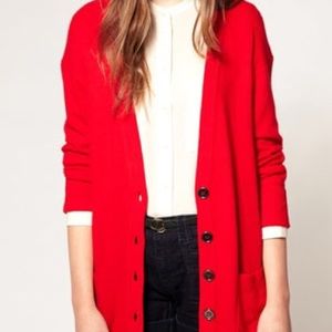 Wallace by Madewell Red Cardigan