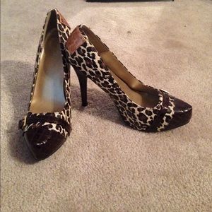 Cheetah print heels